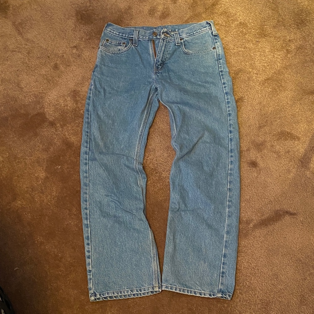Carhartt Men's Traditional Fit Blue Jeans